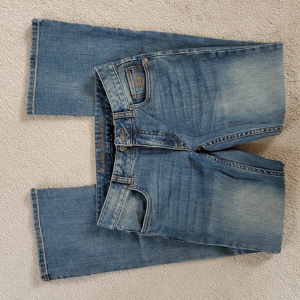 Harley Davidson * Mid rise boot leg jeans NWOT size 2